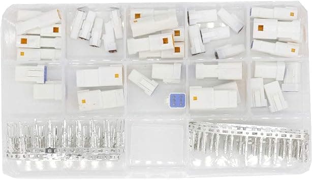 19 Sets Automotive Connectors JST02R-JWPF-VSLE 2/3/4/6/8 Pin Waterproof Connectors Male and Female on Amazon.ae - Price Tracker