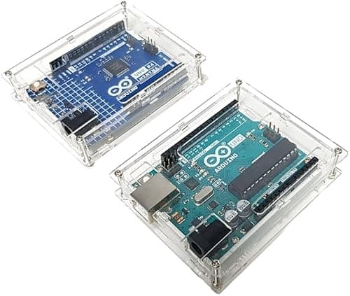 Enclosure for Arduino Uno, Transparent, 2 Pieces على Amazon.ae - متتبع الأسعار