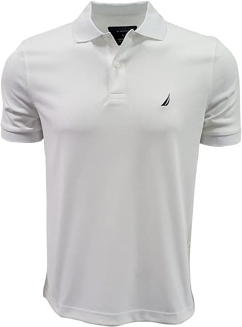 Nautica Men's Nav Tech Performance Polo Shirt on Amazon - Best Deal Finder