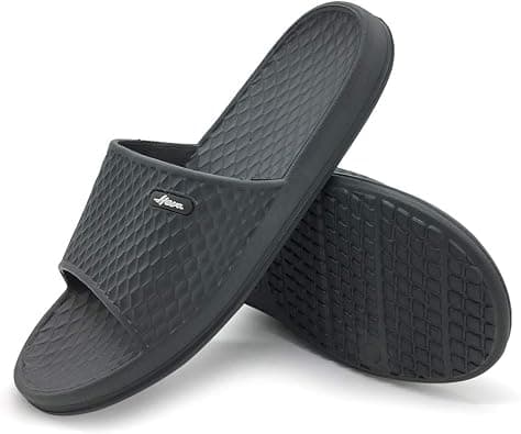 FUNKYMONKEY Men's Slippers Slip On Comfort Shower Sandals for Home Bathrooms on Amazon.ae - Price Tracker