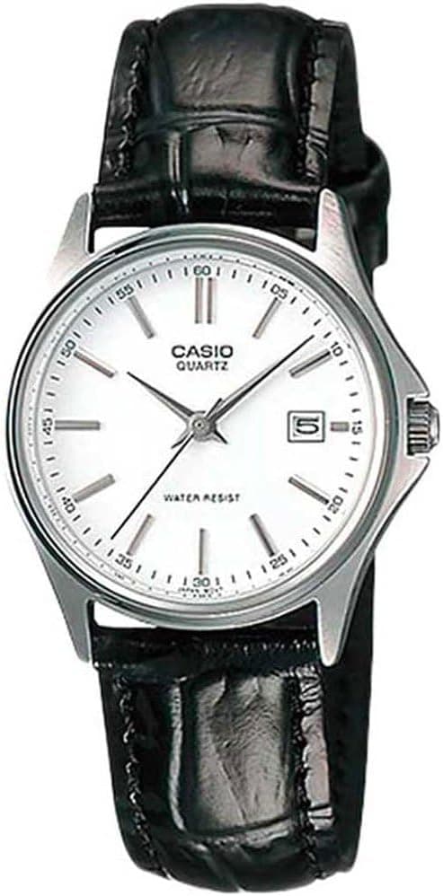 Casio Women's Watch - LTP-1183E-7ADF White Dial, Black Band على أمازون - دليلك لأفضل العروض