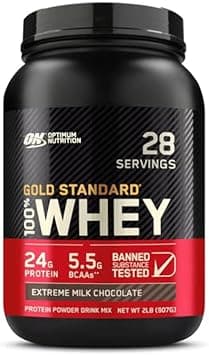Optimum Nutrition Gold Standard 100% Whey Extreme Milk Chocolate - 2 lbs على أمازون - دليلك لأفضل العروض