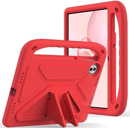 For Honor Pad 10 Case 12.1 inch 2025 Kids Friendly, EVA Foam Lightweight Shockproof Duarable, Tablet Cover with Handle Stand Case For Children, Red on Amazon.ae - Price Tracker
