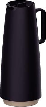 Tramontina Exata Black Plastic Thermal Flask with 1 Liter Glass Liner على Amazon.ae - متتبع الأسعار