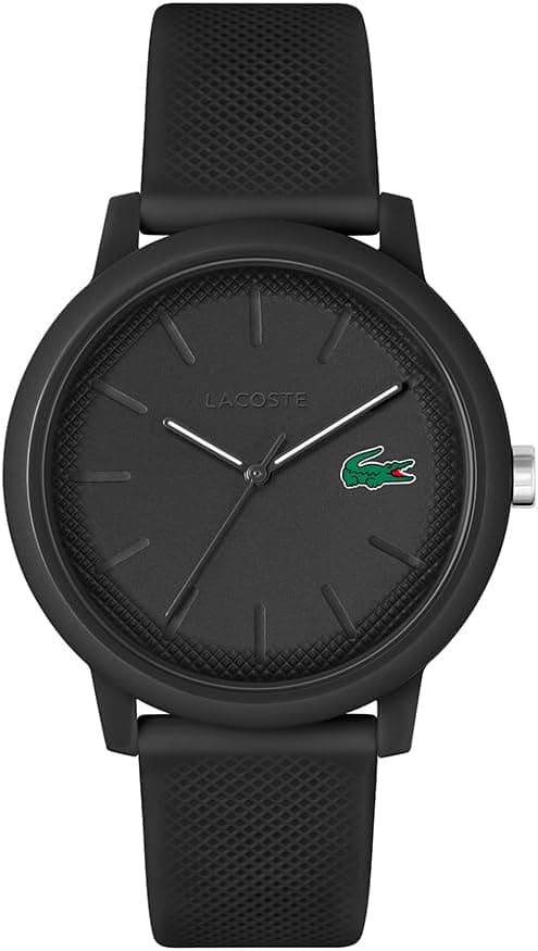 Lacoste Analogue Quartz Watch for Men or Women from The Lacoste.12.12. Collection, Featuring a Stylish Silicone Bracelet with Petit Piqué Texture على أمازون - دليلك لأفضل العروض