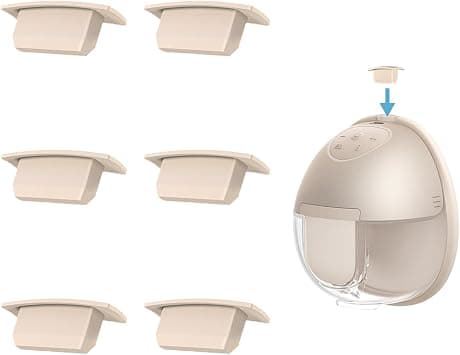 6pcs Replacement Spout Cap for eufy Wearable Breast Pump E/20/E10/S1/S1 Pro, Dustproof, Keep Clean, Prevents Leaks from the Top, Fit for eufy Breast Pump Parts على Amazon.ae - متتبع الأسعار