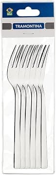 Tramontina Oslo 6 Pieces Stainless Steel Cake Fork Set with High Gloss Finish on Amazon.ae - Price Tracker
