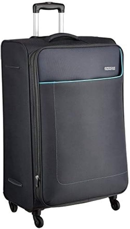 American Tourister Jamaica Soft Small Cabin Luggage Travel Trolley bag , Black , 58cm on Amazon - Best Deal Finder
