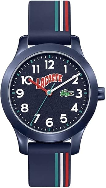 Lacoste Kids's Blue Dial Multiple Color Silicone Watch - 2030028 on Amazon.ae - Price Tracker