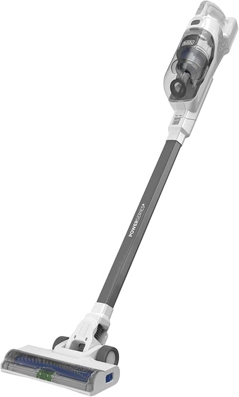 BLACK+DECKER POWERSERIES+ MAX Cordless Stick Vacuum with LED Floor Lights, Lightweight, Multi-Surface, White, BHFEA420J-GB on Amazon.ae - Price Tracker