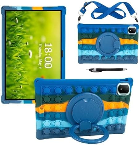Gruattreay Case Compatible with Honor MagicPad 2 (12.3 inch) 2024 Kids Soft Silicon 360 Rotating Ring Stand Cover with Should Strap and Pen (Color Dark Blue) on Amazon.ae - Price Tracker