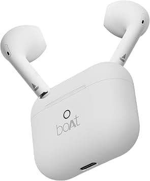 boAt Airdopes Alpha TWS Earbuds with upto 35 Hours Playback, ASAP Charge, BEAST Mode, boAt Signature Sound, ENx Technology, IPX5(Swedish White) على Amazon.ae - متتبع الأسعار