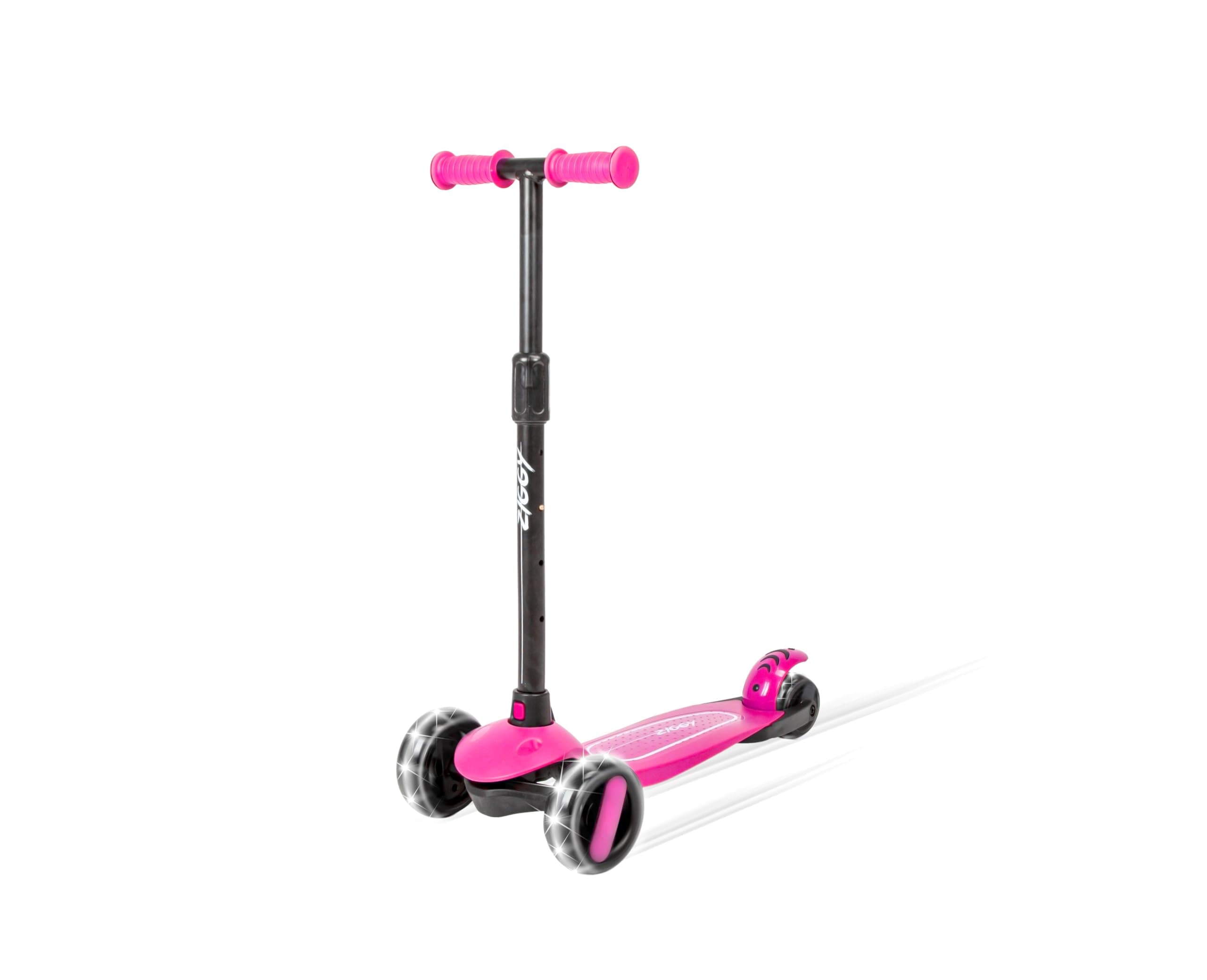 ZIGGY 3-Wheel Tilt Scooter for Kids Ages 2–10 | Red Kick Scooter with LED Light-Up Wheels, 4-Height Adjustable Handlebar, Lean-to-Steer, ABEC-7 Bearings on Amazon.ae - Price Tracker