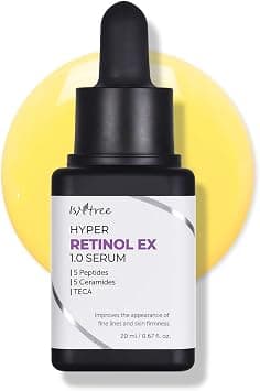 ISNTREE Hyper Retinol EX 1.0 Serum 20ml | 5 Peptides | 5 Cermaides | Helps Reduce Fine Lines على Amazon.ae - متتبع الأسعار