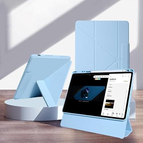 Gruattreay Silicone Case Compatible with Honor MagicPad 2 12.3-inch 2024, Y-shaped Magnetic and Adjustable Folding Bracket Cover with Pen Slot Cover for Honor MagicPad 2 (Blue) on Amazon.ae - Price Tracker