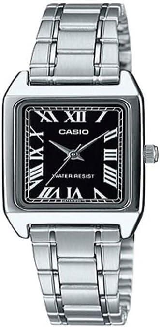 Casio Collection Female Wristwatch - Quartz Classic Stainless steel Grey Band Brass Case Analog Black Dial - LTP-V007D-1B on Amazon.ae - Price Tracker