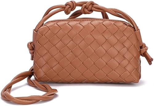 Small Crossbody Shoulder Bag for Women, Mini Camera Bag Card Holder Wallet Purse and Hand-Woven Handbags on Amazon.ae - Price Tracker