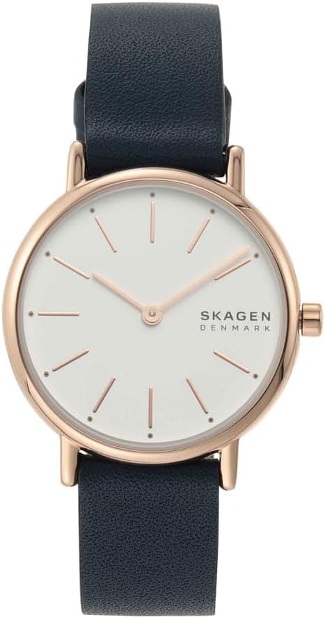 Skagen Signatur Watch for Women, Quartz Movement with Stainless Steel or Leather Strap on Amazon.ae - Price Tracker