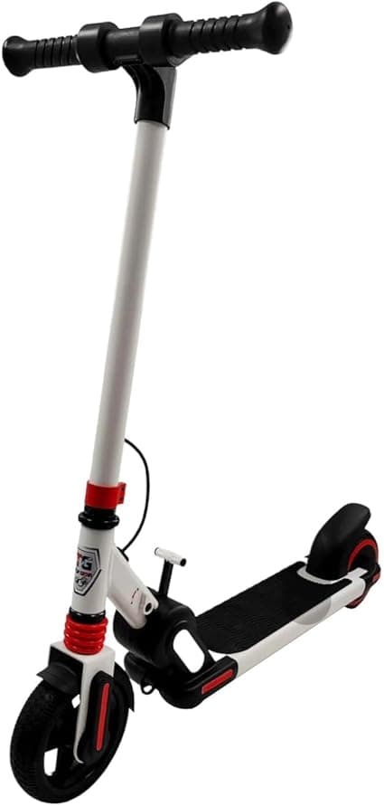 Top Gear Kids E-Scooter TG 400, Electric Scooter with Rubber Tyres, Front Suspension, 24V Battery (White) on Amazon.ae - Price Tracker