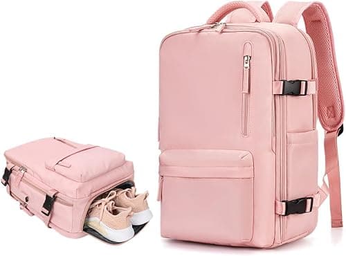 Extra Large Travel Backpack for Women as Person Item Flight Approved, 40L Carry On Backpack, 17 Inch Laptop Backpack, Waterproof Backpack, Hiking Backpack, School Bag على Amazon.ae - متتبع الأسعار