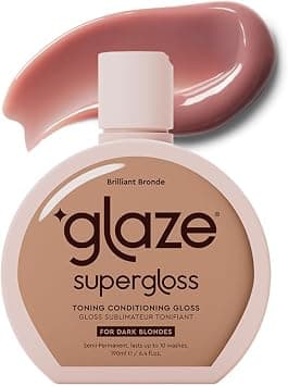 Glaze Supergloss Color Conditioning Gloss – Hydrating Semi-Permanent Color Hair Gloss & Shine Boost – Color Depositing Mask - Cruelty-Free – 6.4 Fl Oz - Brilliant Bronde - Dark Blonde to Light Brown on Amazon.ae - Price Tracker