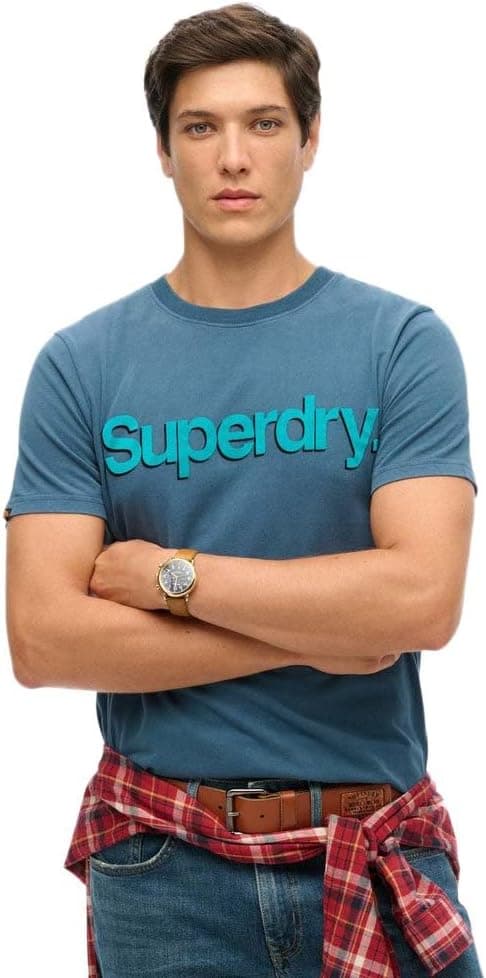 SUPERDRY Mens CLASSIC CORE LOGO SHADOW TEE Classic (pack of 1) on Amazon - Best Deal Finder