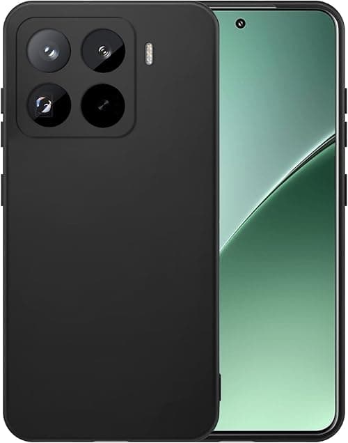 Silicone Cover Case Cover for Xiaomi 15 Pro Thin with Camera Protection Soft Interior Slim Fit Flexible Phone Case (for Xiaomi 15 Pro-Black) on Amazon.ae - Price Tracker