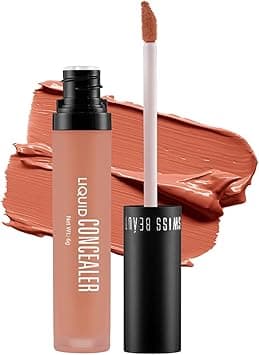 Swiss Beauty Liquid Light Weight Concealer With Full Coverage |Easily Blendable Concealer For Face Makeup With Matte Finish | Shade- Orange, 6g on Amazon.ae - Price Tracker