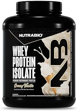 Nutrabio - Whey Protein Isolate Powder Alpine Vanilla 5 Lbs. on Amazon.ae - Price Tracker
