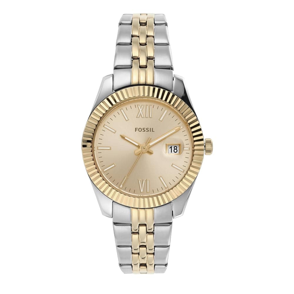 Fossil Women's Scarlette Mini Three-Hand Date, Stainless Steel Watch, ES4949 on Amazon.ae - Price Tracker