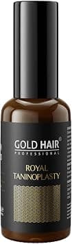 Gold Hair Professional Serum Hair Oil 1.69 FL.OZ. For Damaged Dry Hair, Made of Tannic Acid which is Essential Fatty Acids for hair protection on Amazon.ae - Price Tracker