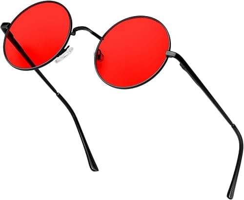 KANASTAL Hippie Round Polarized Sunglasses Women Men Small Circle Glasses on Amazon - Best Deal Finder