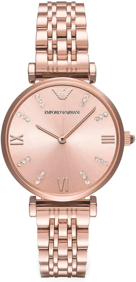 Emporio Armani Women's Dress Watch with Stainless Steel Band on Amazon.ae - Price Tracker