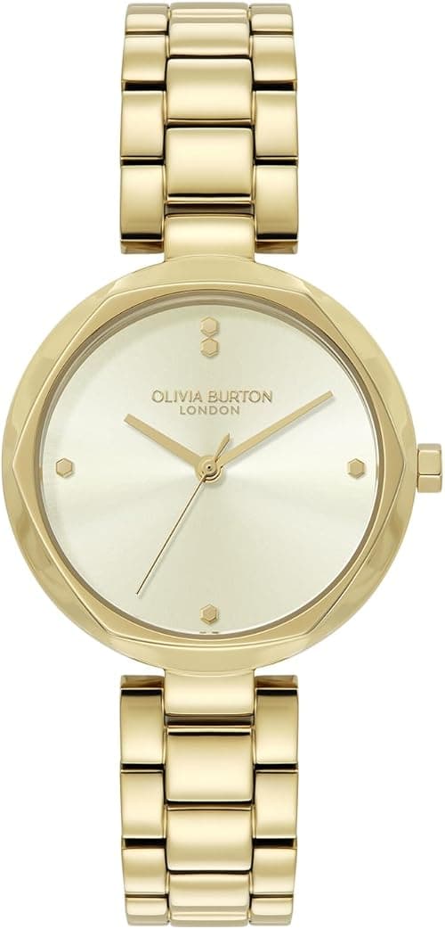 Olivia Burton Womens Dimension Quartz Basic, Ivory, One Size on Amazon.ae - Price Tracker