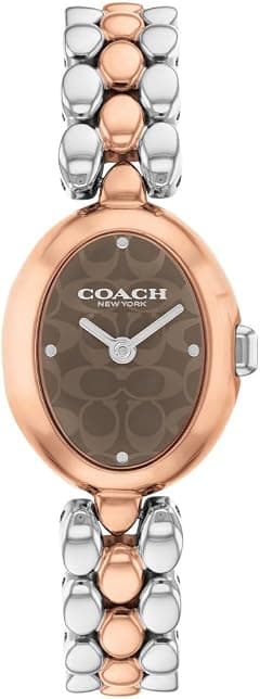 Coach Two Hand Quartz Movement Watch for Women SAMMY Collection with Stainless Steel Bracelet - 14504570 - Amazon.sa Price Tracker