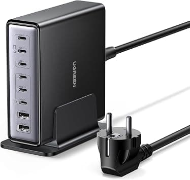 UGREEN Zapix 200W USB C Charger GAN Tech Fast Charging with 8 Port 100W PD Charger Compatible with MacBook Pro/Air iPhone 17 Pro MAX Air Series16-12 Galaxy S26 on Amazon.ae - Price Tracker