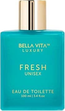 BellaVita Luxury FRESH Eau de Toilette for Men | Premium Mens Perfume with Bergamot, Lavender & Ylang-Ylang | Long-Lasting Perfume for Men | Vegan, Cruelty-Free, French & Italian Oils Perfume, 100ml على Amazon.ae - متتبع الأسعار