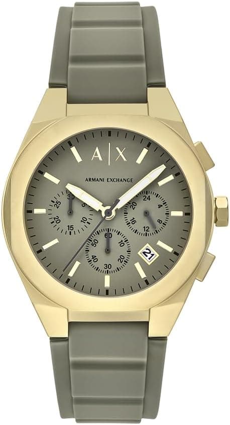 Armani Exchange AX4197 42mm Gold-Tone Quartz Chronograph Stainless Steel Watch for Men on Amazon.ae - Price Tracker