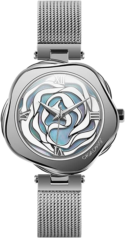 CIGA Design Women's Watch, Shining Collection Elegant Diamond Quartz Watch with Mother-of-Pearl Dial, Luxurious Fashion Accessory, Gifts suitable for ladies on Amazon.ae - Price Tracker