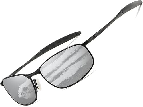 AEVOGUE Polarized Sunglasses For Men Rectangle Metal Frame Retro Sun Glasses AE0395 on Amazon.ae - Price Tracker