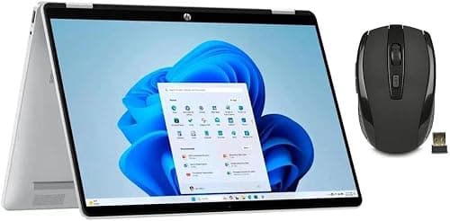 HP (Upgraded) OmniBook 5 Flip 2-in-1 14" FHD+ Touch Screen Laptop |Intel Core 7 150U|Intel Graphics| Copilot |Backlit| Silver | 16GB RAM DDR5 | 512GB SSD |Windows 11 Home |Bundle with Wireless Mouse on Amazon.ae - Price Tracker