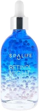SpaLife Spa Life Face Serum: Retinol Night Serum with White Pearl Capsules – 100 ml (3.7 oz) - Smoothing, Resurfacing, Gently Exfoliating - Targets Fine Lines, Texture & Dark Spots on Amazon.ae - Price Tracker
