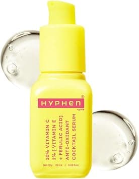 Hyphen 10% Vitamin C, 1% Vitamin E & Ferulic Acid Serum| Clinically Tested to Brighten, Treat Dark Spots & Pigmentation | 12Hr Slow Release Formula| Non-Irritating, Suitable for Sensitive Skin – 20ml on Amazon.ae - Price Tracker