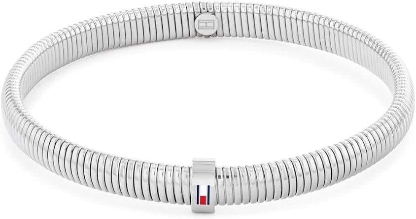 Tommy Hilfiger Jewelry Women's Stretch Bangle Bracelet in Stainless Steel - 2781004 on Amazon - Best Deal Finder