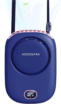 AOCOOLFAN Portable Neck Fan, Handheld Mini Fan Small Personal Fan, Hand Held Fan USB Rechargeable Eyelash Fan for Kids Girls Boys Woman Man Home Outdoor Travel (navy blue) - Amazon.sa Price Tracker