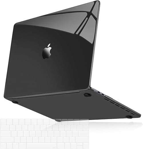 MOSISO Compatible with MacBook Pro 13 inch Case 2026-2016, Crystal Black على Amazon.ae - متتبع الأسعار