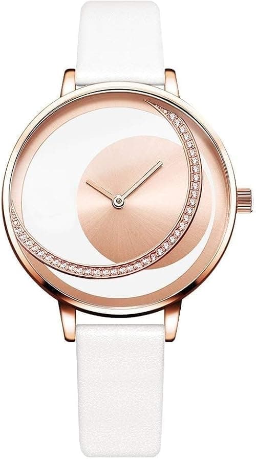Women Watch Genuine Leather Band, Azonee, Simplicity Moon Creative Elegant Women Diamond Watches, Ladies Business Wristwatch on Amazon - Best Deal Finder