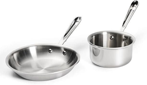 All-Clad Kitchen Helper Fry Sauce pan, 8 inch and 1 quart, Steel on Amazon.ae - Price Tracker