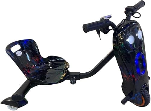 Shard mini-Drifting Scooter 3 Wheel Electric Scooter - 3 Lights,Safety Gears Speed Up To 20KM/h Driving Modes- Bluetooth- Speaker mix color 4 على أمازون - دليلك لأفضل العروض
