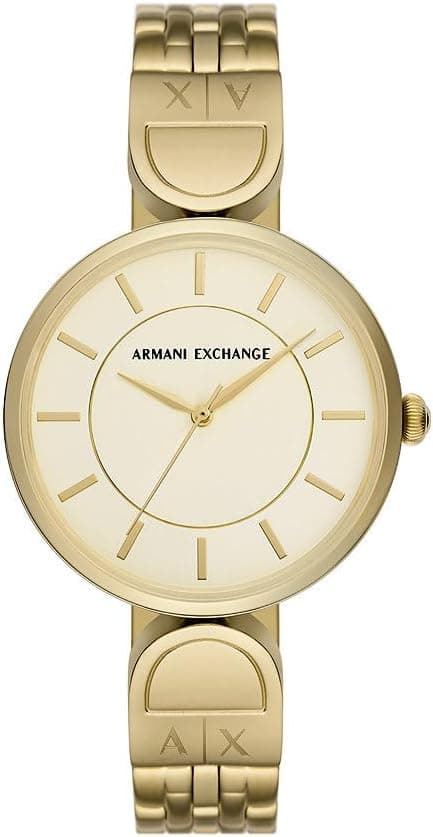 Armani Exchange Women's Analog Quartz Watch with Stainless Steel Strap AX5385 on Amazon.ae - Price Tracker